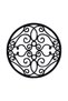 Flower Pattern Wall Decor Sticker A+ Quality (Type 6) 40 X 40 cm Durable