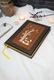 جلد باندا حراري + دفتر خشبي - دفتر ملاحظات مخطط - هدية (15x21 سم - 320 ورقة) مقاس A5 - 2