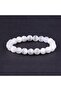 Certified Selenite Natural Stone Bracelet 8 Mm - B804 - 2