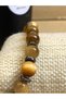 Yellow Tiger Eye & Hematite Design Natural Stone Bracelet (SEALED) 8mm - 3