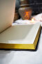 Sun Pattern Thermo Leather and Wood Notebook - Striped Gift Notebook A5 (15X21 cm - 320 Sheets) - 6
