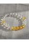 Certified crystal quartz transformed citrine natural stone bracelet 8 mm energy