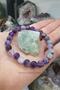 Rutil Quartz Real Natural Stone Bracelet (Reduces Fatigue and Herbity) 8 Mm Aa Quality - 2