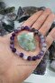 Rutil Quartz Real Natural Stone Bracelet (Reduces Fatigue and Herbity) 8 Mm Aa Quality