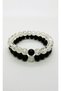 Lover Bracelet Onyx & Nude Crystal Bracelet - 3