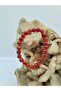 Red Carnelian Agate Natural Stone Bracelet - 3