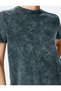 Cotton Tie Dye Print Short Sleeve Crew Neck T-Shirt - 5