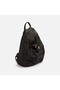 Women's Black Satin Backpack 2057 - 2