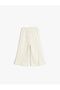 Cotton Raised Elastic Waist Basic Wide Leg Sweatpants