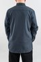 Slim Fit Slim Fit Men's Denim Shirt Light Navy Blue - 5