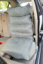 Gray Car Seat Back Cushion Lumbar Support Sitting Cushion Orthopedic Cushion - 6