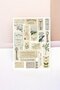 Pack of 5 Brown Vintage Stickers - for Bullet Journal Notebook, Laptop Labels - 5