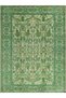 Emre Collection Green Themed Ethnic Motifs Detailed Pattern Woven Base Vintage Decorative Carpet 21 - 4