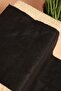 Women's Plain Boucle Shawl-Anthracite - 2