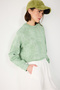Washable Basic Crop Sweatshirt - 2