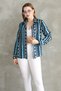 Women's Shirt Relaxed Cut Regular Color Casual Shirt New Model - 6