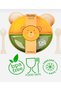 Food Plate Set-Yogi Baby Supplementary Food Starter Plate-Fork-Food Plate with Spoon - 6