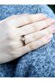 Natural Stone Pink Quartz Natural Stone Adjustable Antique Women's Ring Euy54Pk - 2
