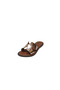 H Banded Women's Leather Slippers - 3