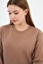 Basic Licra Sweatshirt with Cycling Neck (Wk25512-Wn) - 7