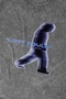 تي شيرت أبيض كبير الحجم مطبوع عليه Lost Souls للجنسين - 2