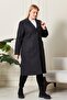 Women's Plus Size Cashmere Coat - 6