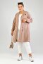 Women's Ottoman Steel Large Size Cardigan with Pockets