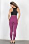 Lady ThermalCorded High Belted Thermal Leggings with Ribbon InsideSoft Thread Structure - 5