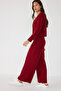 Pocketed Pants with Elastic Waistband - 3