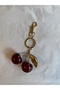 Brand Cherry Bag Charm, Keychain