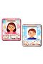 2 Sets - 42 Pieces Boys and Girls Learning Feelings Felt Velcro Wall Boards, Educational Toy - 6