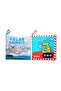 2 Books English Polar Animals and Construction Machinery Cloth Quiet Book E125 E118 - Cloth Book, E