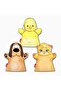 3 Pieces Pets Hand Puppet Set, Educational Toy