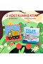 2 Books English Machinery and Polar Animals Cloth Quiet Book E118 E125 - Cloth Book, E - 2