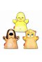 3 Pieces Pets Hand Puppet Set, Educational Toy - 6