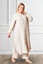 Women's Large Size Linen Ayrobin 2-Piece Set - 6