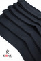 6 Pairs of Cotton Tennis Socks Seamless Socket Length Unisex White - 6