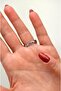 North Star Detailed Sparrow Finger Ring Lightweight Curved Quadrilateral Ring with Adjustable North Star - 5