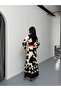 Atlas Fabric Dress(Belt Included) - 4