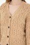 Women's Sand Melange Knitwear Cardigan 50293020 -Vr123 - 7