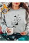Musical Note Butterfly Printed Comfortable Sweatshirt