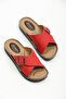 Polyurethane Orthopedic Sole Seasonal Home and Outdoor Slippers - Red - 5