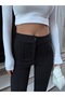 Women's High Waist Recovery Button Spanish Leg Palazzo Pants - 3