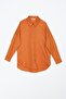 Soft Orange-Oversize Basic Shirt - 6