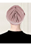 Plain Drawstring Practical Hijab Bonnet - Light Mink - 3