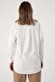 Ecru-Oversize Basic Shirt - 3
