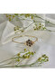 Natural Stone Flower Design Bracelet