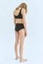 Women's Black High Waist Bottom - 3