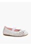 Girls' Textured Slip-on Ballerinas