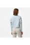 سترة نسائية زرقاء اللون من Dare To Relaxed Washed Crew - 2